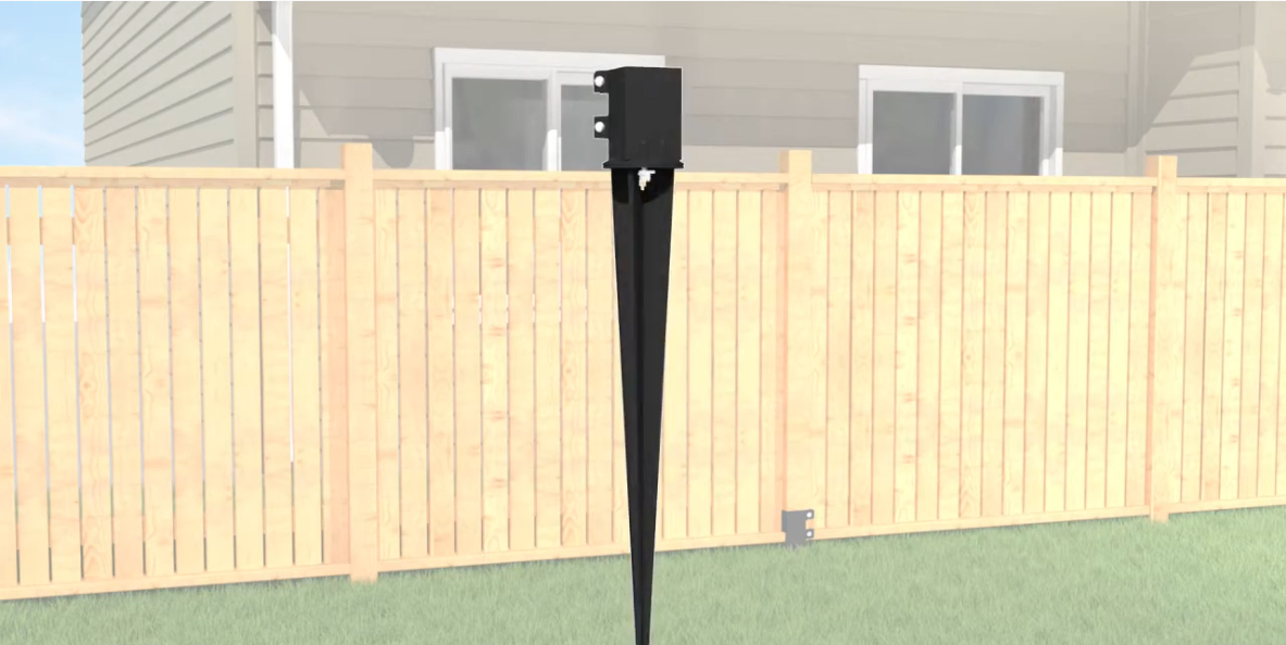 Adjustable Ground Spike Use