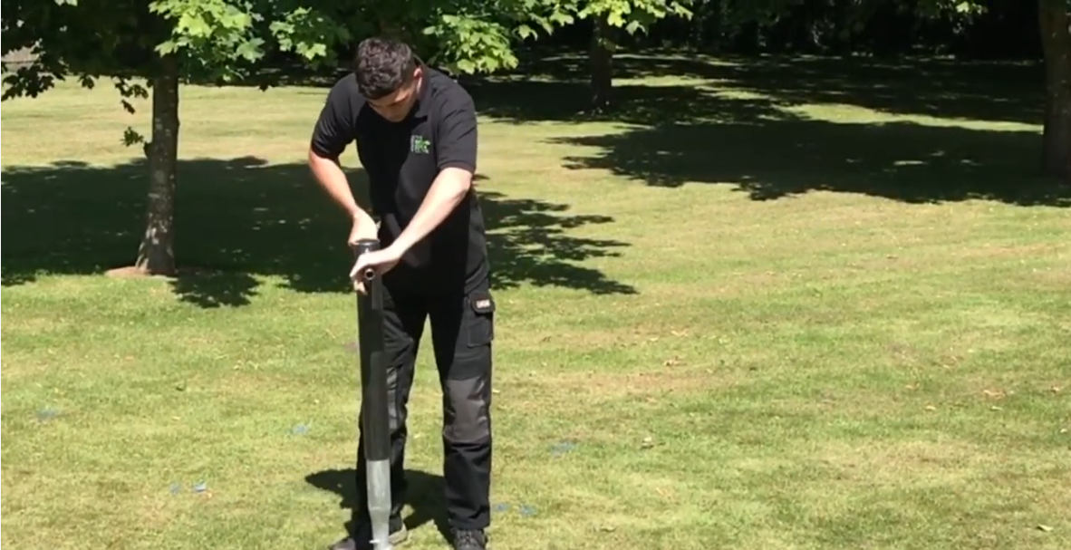 Ground Screws Building Base Installation